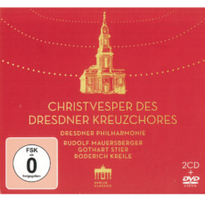 Christvesper – Dresdner Kreuzchor (2 CDs, 1 DVD, Ansicht Vorderseite)