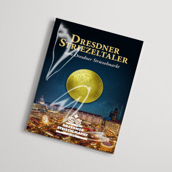Striezeltaler 2025 auf einem Trägerkärtchen